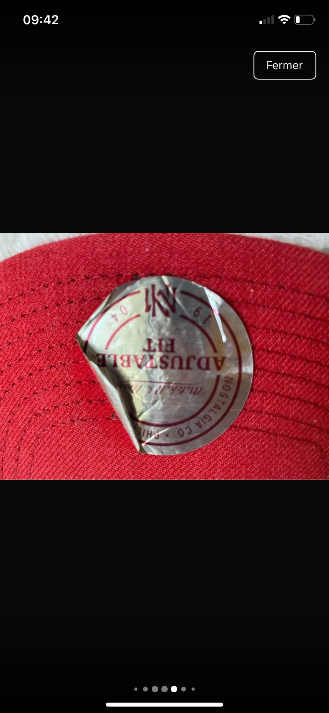 Boné Mitchell & Ness Chicago Bulls NBA Hardwood Classics Snapback branco/vermelho – photo 8